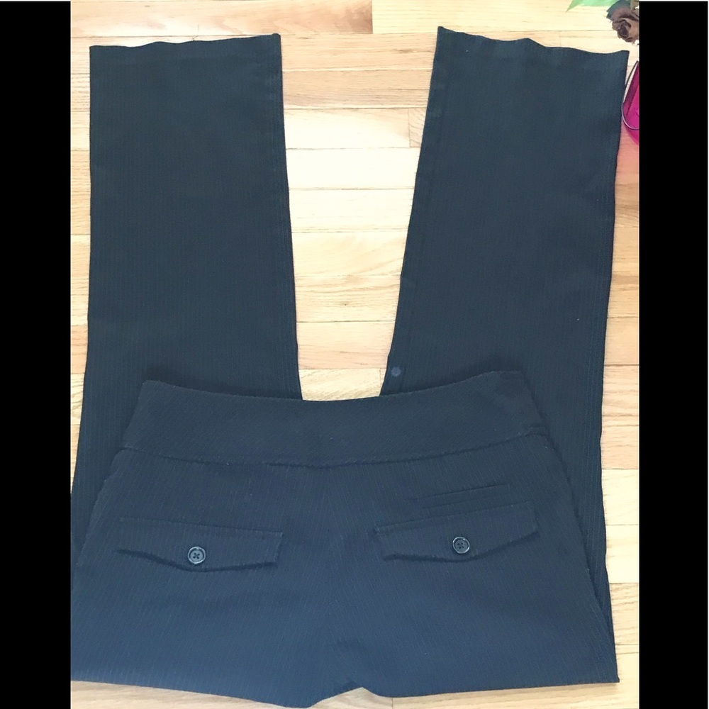 Sz 10 | H & M | Pinstripe | Black Light Blue | High Waisted Trouser ♦️ - Picture 12 of 14